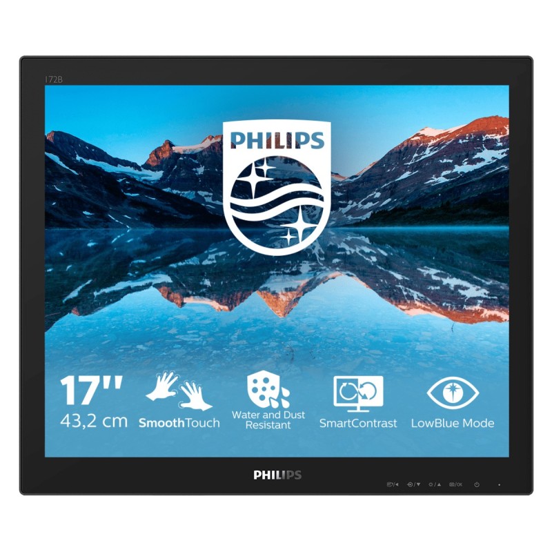 Philips 172B9TN 00 computer monitor 17" 1280 x 1024 pixels HD LCD Touchscreen Tabletop Black