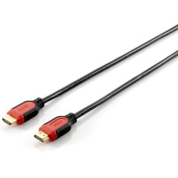 Equip 119341 HDMI-Kabel 1 m HDMI Typ A (Standard) Schwarz, Rot