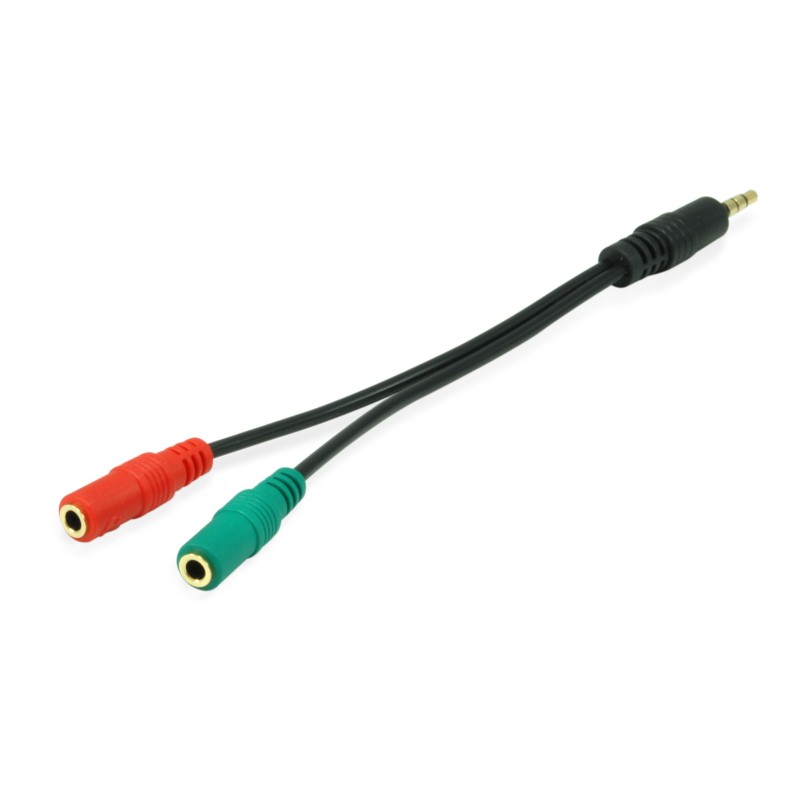 Equip 147943 Audio-Kabel 1,5 m 2 x 3.5mm 3.5mm Schwarz