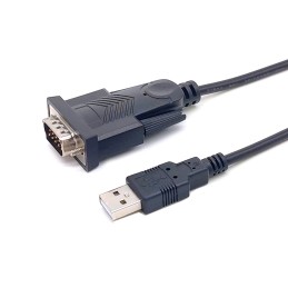 Equip 133391 serial cable Black 59.1" (1.5 m) USB Type-A DB-9