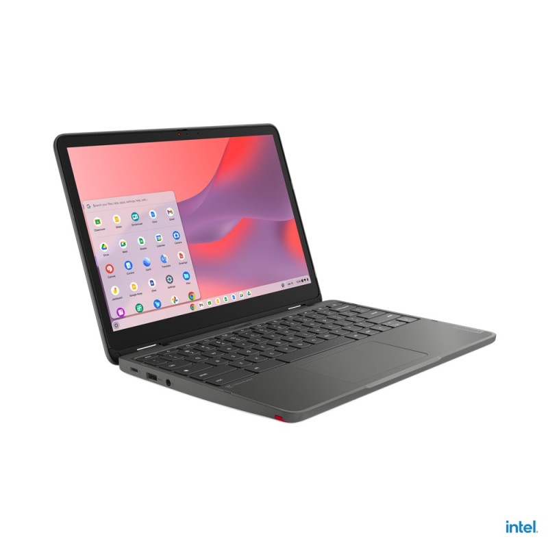 Lenovo 500e Yoga Chromebook 31 cm (12.2") Écran tactile WUXGA Intel® N N100 8 Go LPDDR5-SDRAM 64 Go eMMC Wi-Fi 6E (802.11ax)