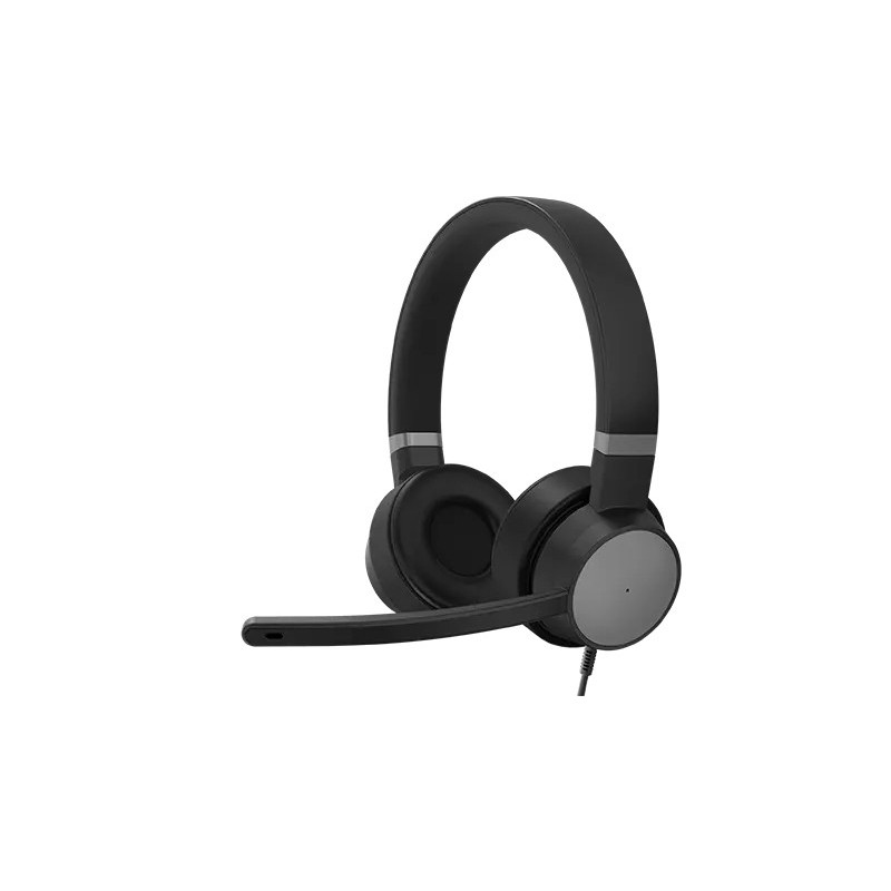 Lenovo Go Wired ANC Auriculares Alámbrico Diadema Car Home office USB Tipo C Negro