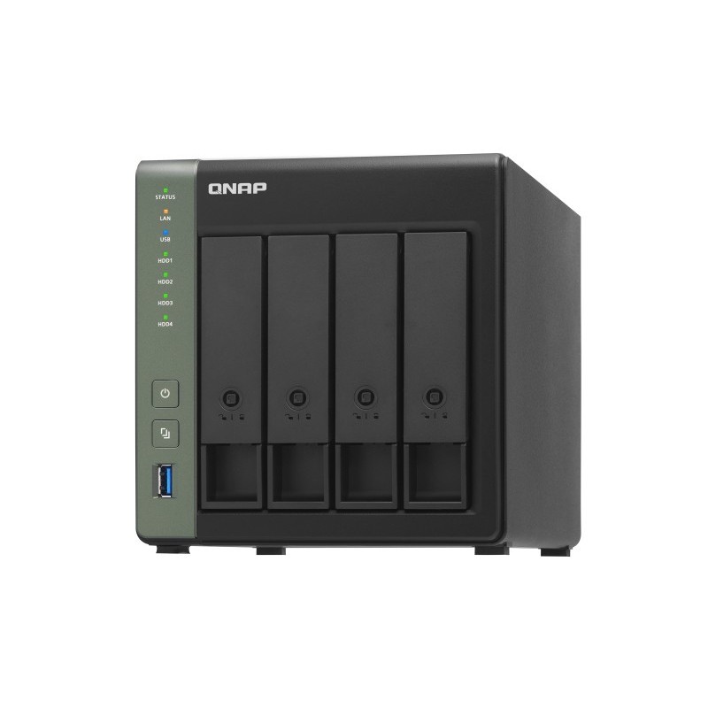 QNAP TS-431KX-2G NAS & Speicherserver Tower Eingebauter Ethernet-Anschluss Schwarz Alpine AL-214