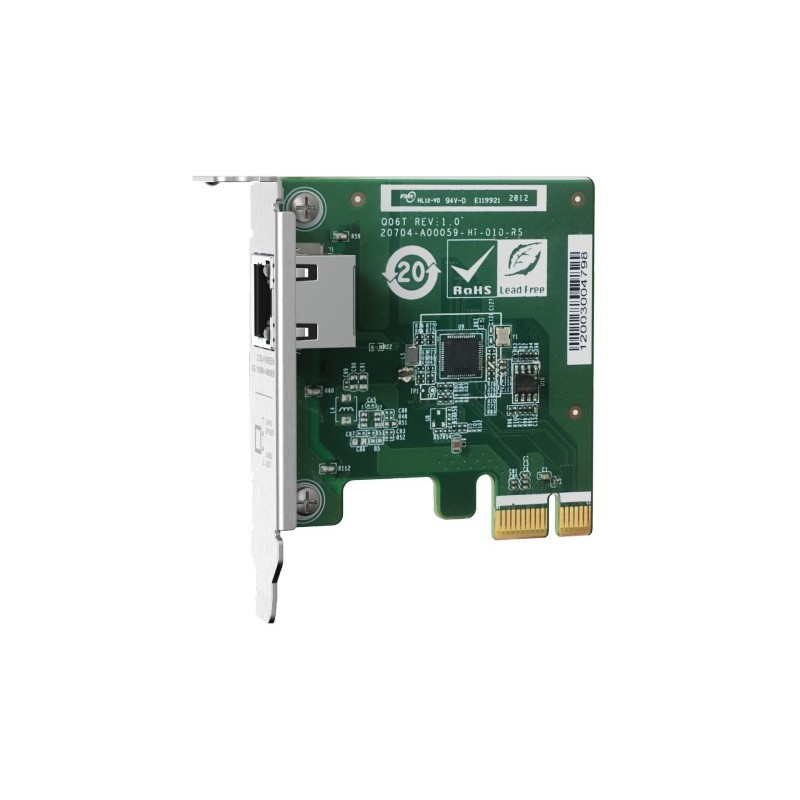 QNAP QXG-2G1T-I225 adaptador y tarjeta de red Interno Ethernet 2500 Mbit s