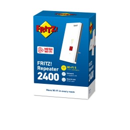 FRITZ!Repeater Repeater 2400 Network transmitter & receiver Gray, White 10, 100, 1000 Mbit s