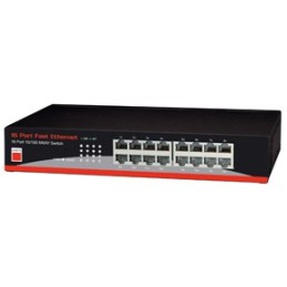 Lindy 16-Port NWAY Switch Unmanaged Black