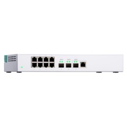 QNAP QSW-308-1C network switch Unmanaged Gigabit Ethernet (10 100 1000) White