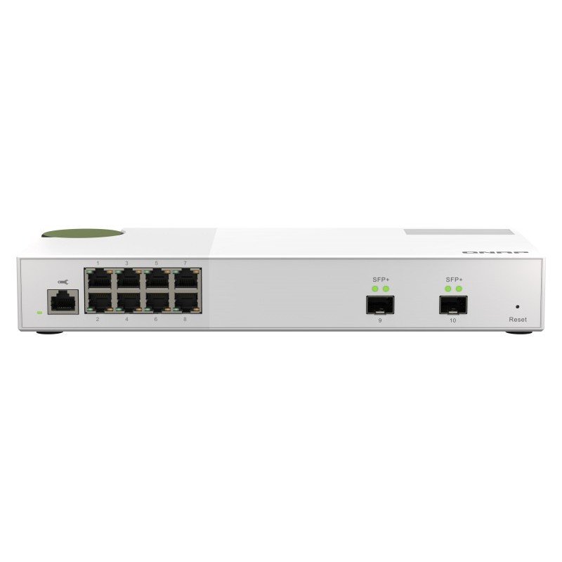 QNAP QSW-M2108-2S Netzwerk-Switch Managed L2 2.5G Ethernet (100 1000 2500) Grau