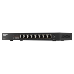 QNAP QSW-1108-8T switch di rete Non gestito 2.5G Ethernet (100 1000 2500) Nero