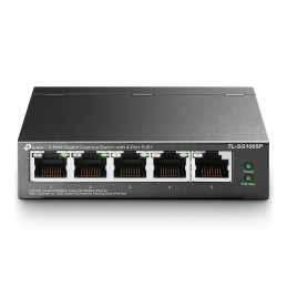 TP-Link TL-SG1005P commutateur réseau Non-géré Gigabit Ethernet (10 100 1000) Connexion Ethernet, supportant l'alimentation via