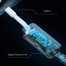 TP-Link UE300C adaptador y tarjeta de red Ethernet 1000 Mbit s
