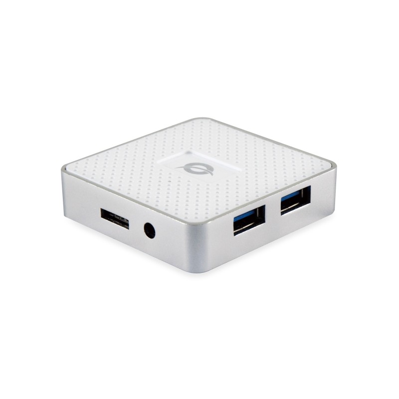 Conceptronic HUBBIES03W hub di interfaccia USB 3.2 Gen 1 (3.1 Gen 1) Micro-B 5000 Mbit s Bianco