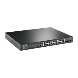 TP-Link TL-SG3428MP network switch Managed L2 L3 Gigabit Ethernet (10 100 1000) Power over Ethernet (PoE) 1U Black