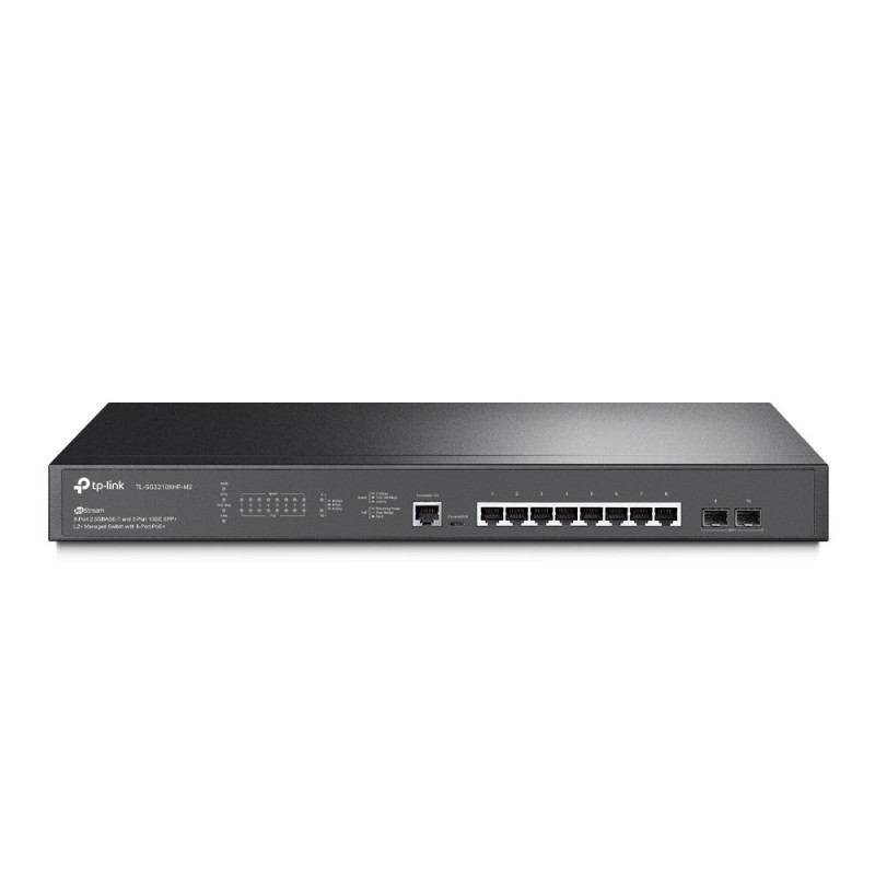 TP-Link JetStream 8-Port 2.5GBASE-T L2+ Managed PoE+ Switch mit 2 10G-SFP+-Slots