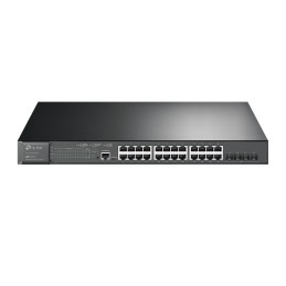TP-Link TL-SG3428XMP network switch Managed L2 L3 Gigabit Ethernet (10 100 1000) Power over Ethernet (PoE) 1U Black