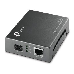 TP-Link MC220L convertisseur de support réseau 1000 Mbit s Multimode, Monomode Noir