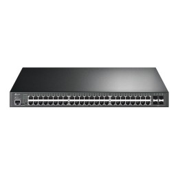 TP-Link TL-SG3452P Netzwerk-Switch Managed L2 L3 Gigabit Ethernet (10 100 1000) Power over Ethernet (PoE) 1U Schwarz