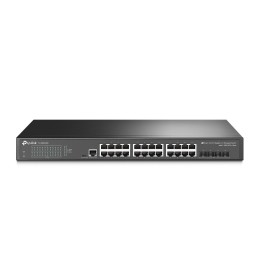 TP-Link TL-SG3428X commutateur réseau Géré L2+ L3 Gigabit Ethernet (10 100 1000) 1U Noir