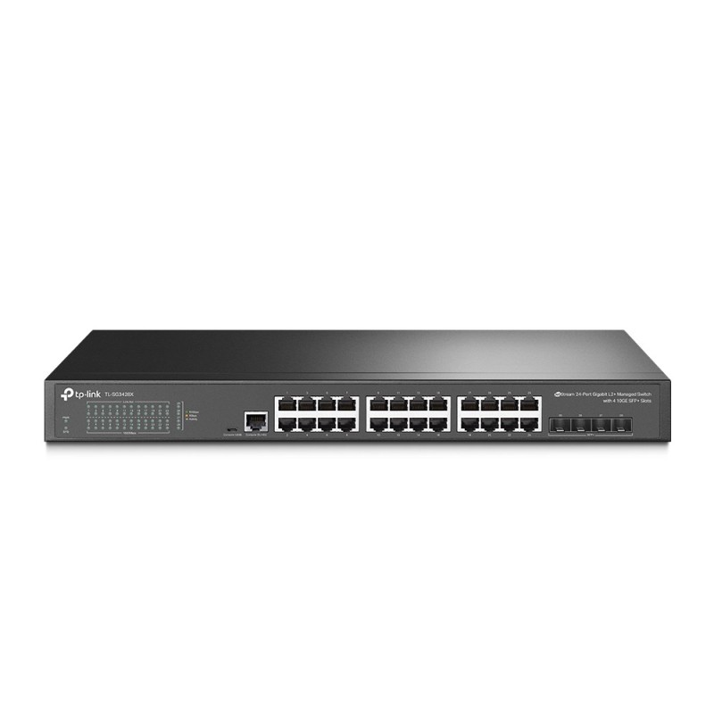 TP-Link TL-SG3428X switch Gestionado L2+ L3 Gigabit Ethernet (10 100 1000) 1U Negro