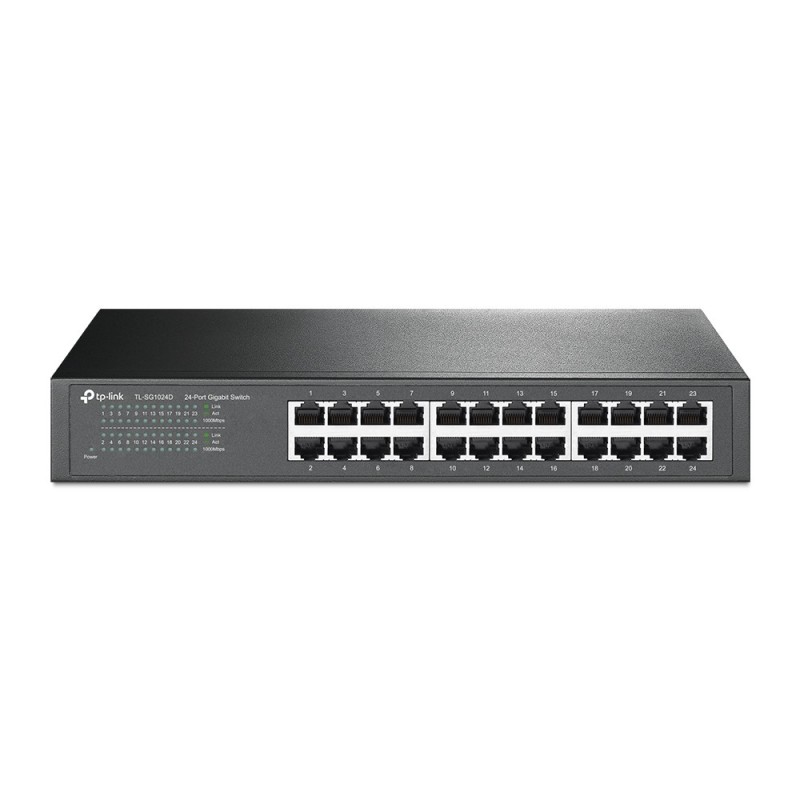 TP-Link TL-SG1024D network switch Unmanaged Gigabit Ethernet (10 100 1000) Gray