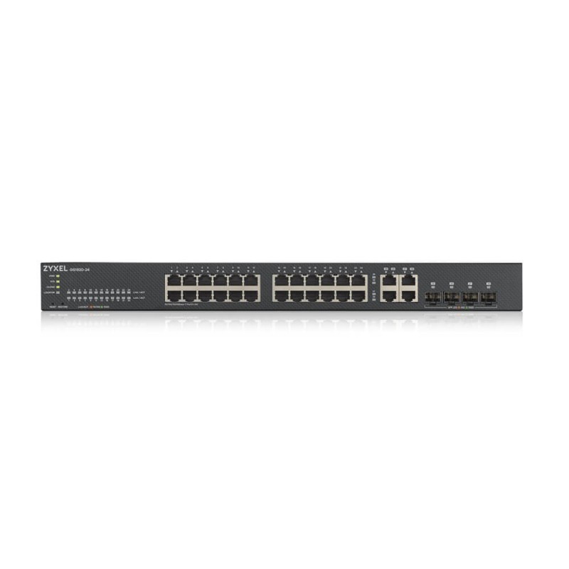 Zyxel GS1920-24V2 Géré Gigabit Ethernet (10 100 1000) Noir