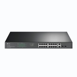 TP-Link TL-SG1218MP network switch Unmanaged Gigabit Ethernet (10 100 1000) Power over Ethernet (PoE) 1U Black
