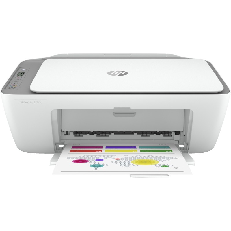 HP DeskJet Stampante multifunzione HP 2720e, Colore, Stampante per Casa, Stampa, copia, scansione, wireless HP+ idonea a HP