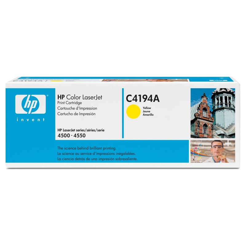 HP Color LaserJet C4194A Yellow Original Toner Cartridge Cartouche de toner 1 pièce(s) Jaune