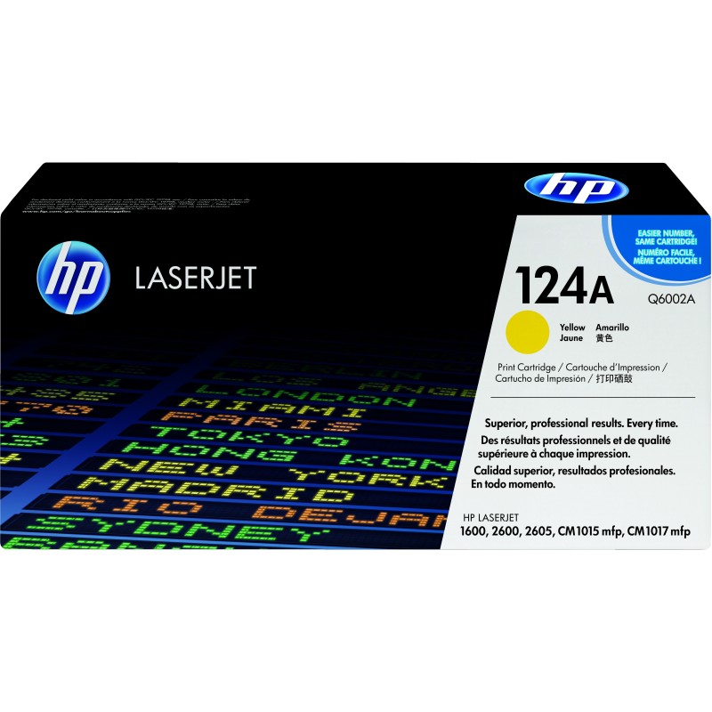 HP 124A Gelb Original LaserJet Tonerkartusche