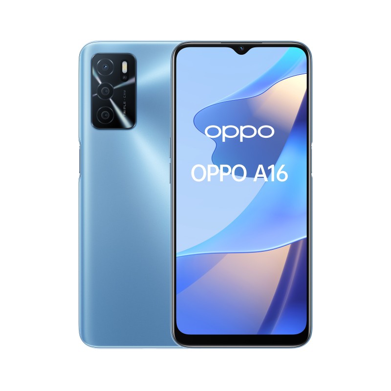 OPPO A16 16,6 cm (6.52") Dual-SIM Android 11 4G USB Typ-C 3 GB 32 GB 5000 mAh Blau