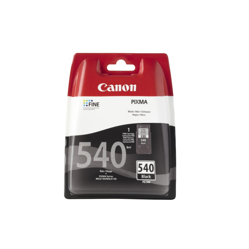 Canon PG-540 w sec Druckerpatrone 1 Stück(e) Original Standardertrag Schwarz