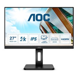 AOC P2 U27P2 LED display 27" 3840 x 2160 pixels 4K Ultra HD Black