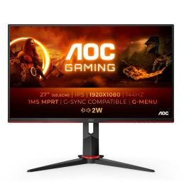 AOC G2 27G2AE BK LED display 27" 1920 x 1080 pixels Full HD Black, Red