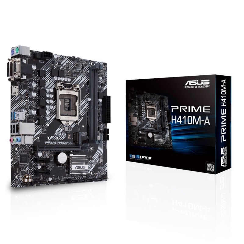 ASUS PRIME H410M-A Intel H410 LGA 1200 (Socket H5) micro ATX