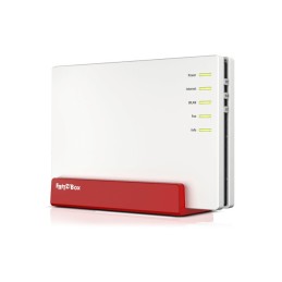 FRITZ!Box FRITZ! BOX 7583 VDSL router inalámbrico Gigabit Ethernet Doble banda (2,4 GHz   5 GHz) Rojo, Blanco