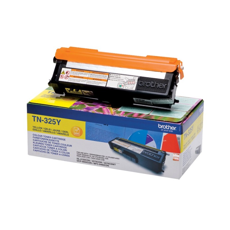 Brother TN-325Y Cartouche de toner 1 pièce(s) Original Jaune