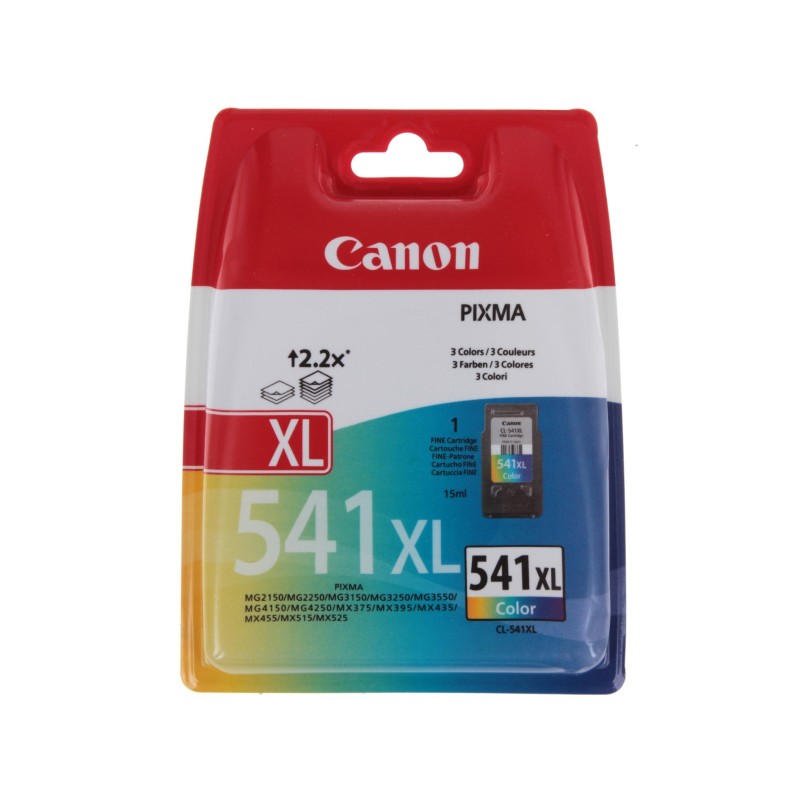 Canon CL-541 XL cartucho de tinta 1 pieza(s) Original Alto rendimiento (XL) Cian, Magenta, Amarillo