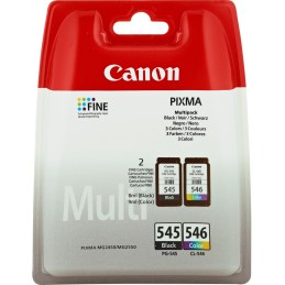 Canon PG-545 CL-546 Multipack cartouche d'encre 2 pièce(s) Original Noir, Cyan, Magenta, Jaune