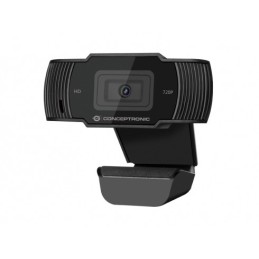 Conceptronic AMDIS03B cámara web 1280 x 720 Pixeles USB 2.0 Negro