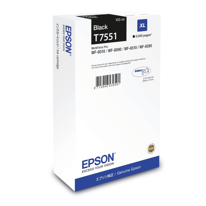 Epson Encre Noire XL (5 000 p)