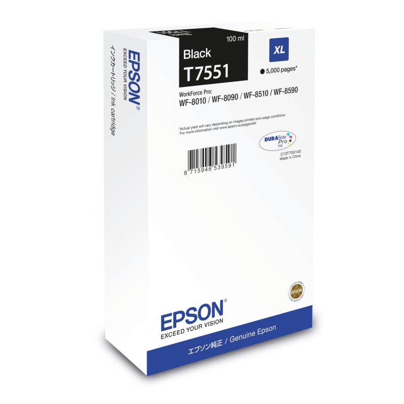 Epson Tintenpatrone XL Black