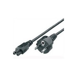 Equip 112150 câble électrique Noir 1,8 m Coupleur C5 CEE7 4