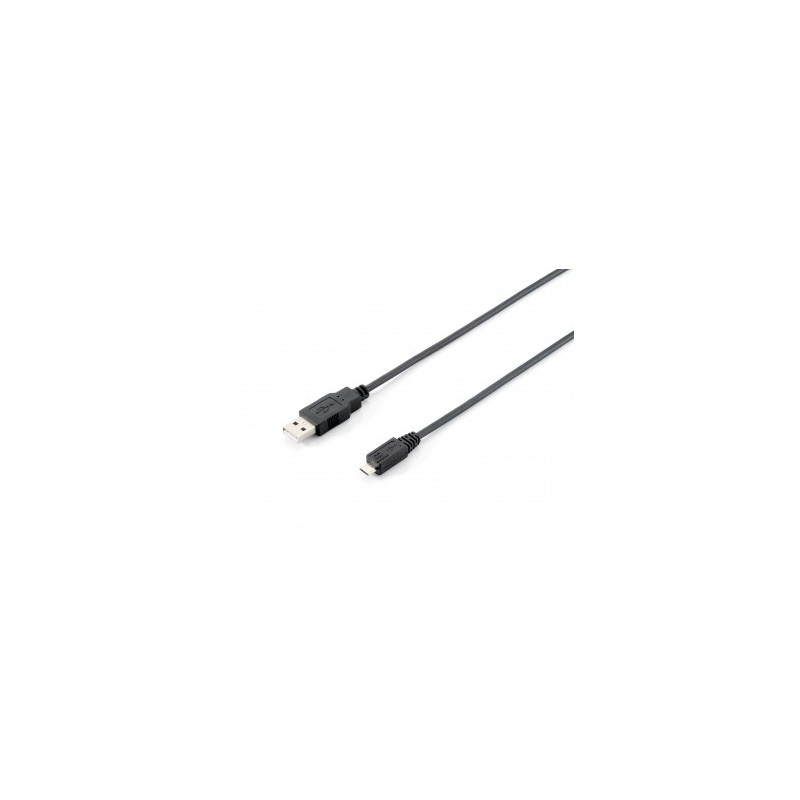 Equip 128594 USB cable 39.4" (1 m) USB 2.0 USB A Micro-USB B Black