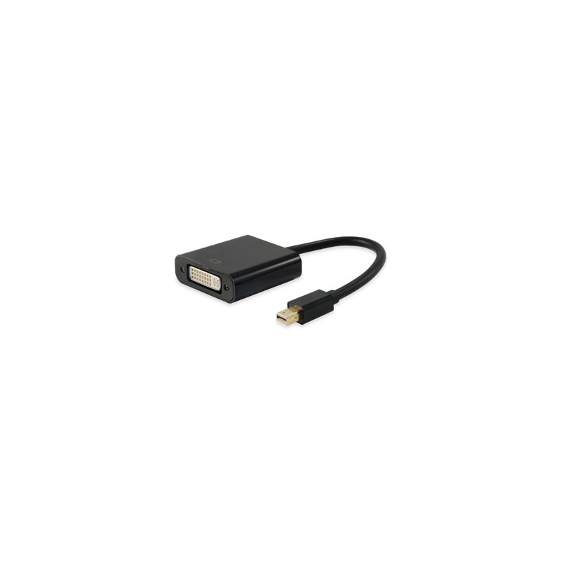 Equip 133433 video cable adapter Mini DisplayPort DVI-I Black