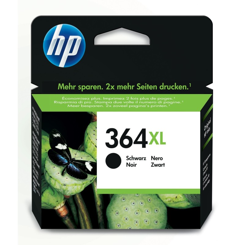 HP 364XL Schwarz Original Druckerpatrone mit hoher Reichweite