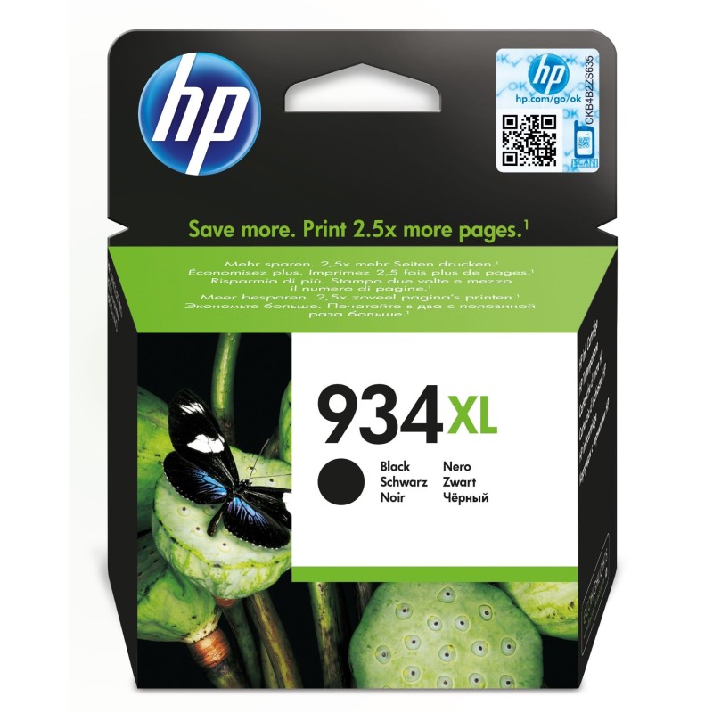 HP 934XL cartouche d'encre noire grande capacité authentique