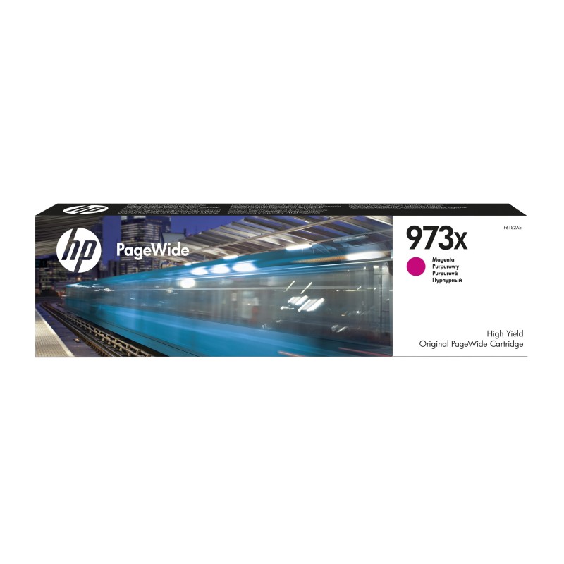 HP 973X Magenta Original PageWide Druckerpatrone mit hoher Reichweite