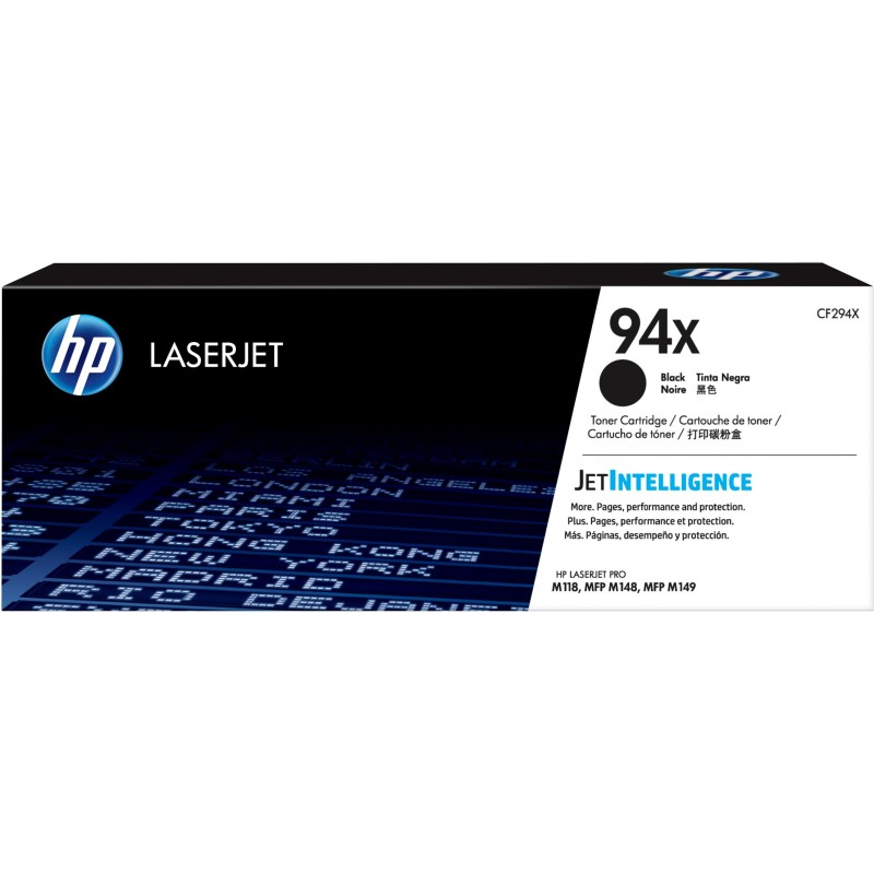 HP Cartucho de Tóner Original LaserJet 94X negro de alta capacidad