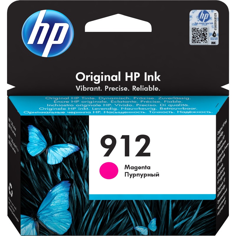 HP Cartuccia di inchiostro magenta originale 912