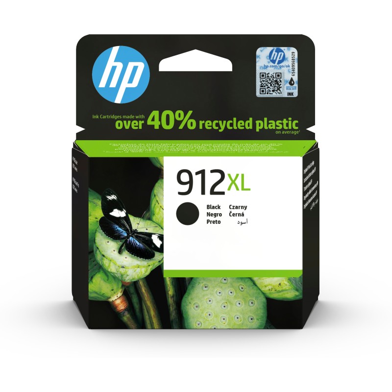 HP 912XL Schwarz Original Druckerpatrone mit hoher Reichweite